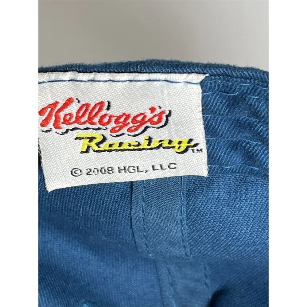 Mens Dale Earnhardt Jr 88 Kelloggs Racing Hat Blue Green 2008 NASCAR Cap - Picture 11 of 12